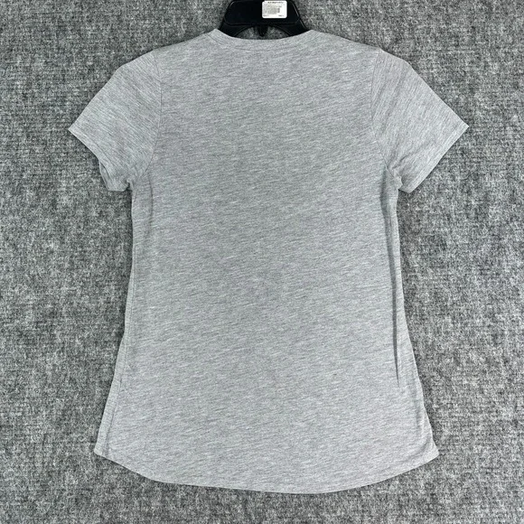 Disney Minnie Mouse Graphic Tee Shirt Gray Red Polka Dot Bow Sketch Art M Womens - Picture 4 of 8